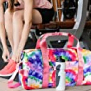 GYMNASTICS Sequin Dance Duffle Bag Tie Dye